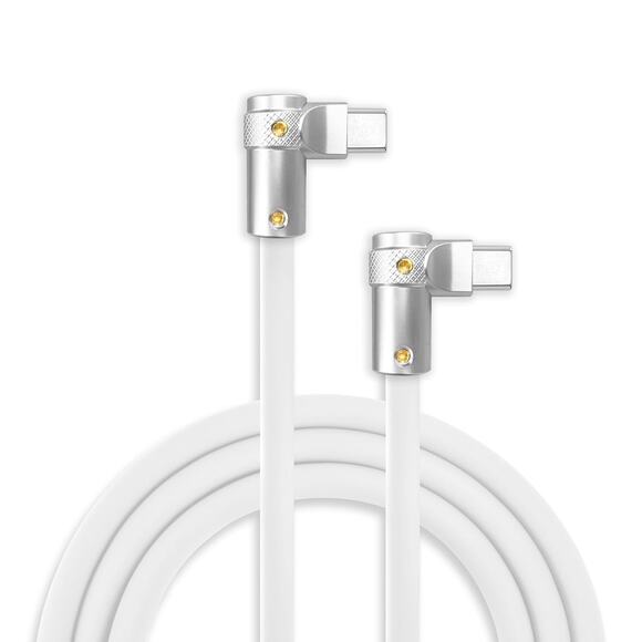 chubbycable FlexElbow Pro 90 Degree 100W Fast Charging 9.8 Ft Right Angle USB-C - Picture 3 of 9